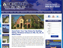 Tablet Screenshot of hometechexterior.com